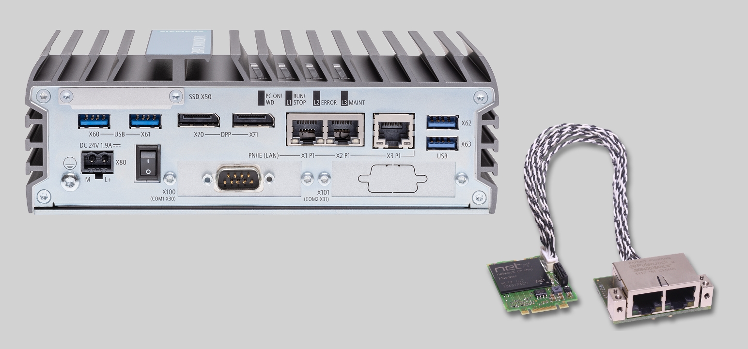 Siemens integrates cifX M.2 PC cards into their rugged SIMATIC IPCs